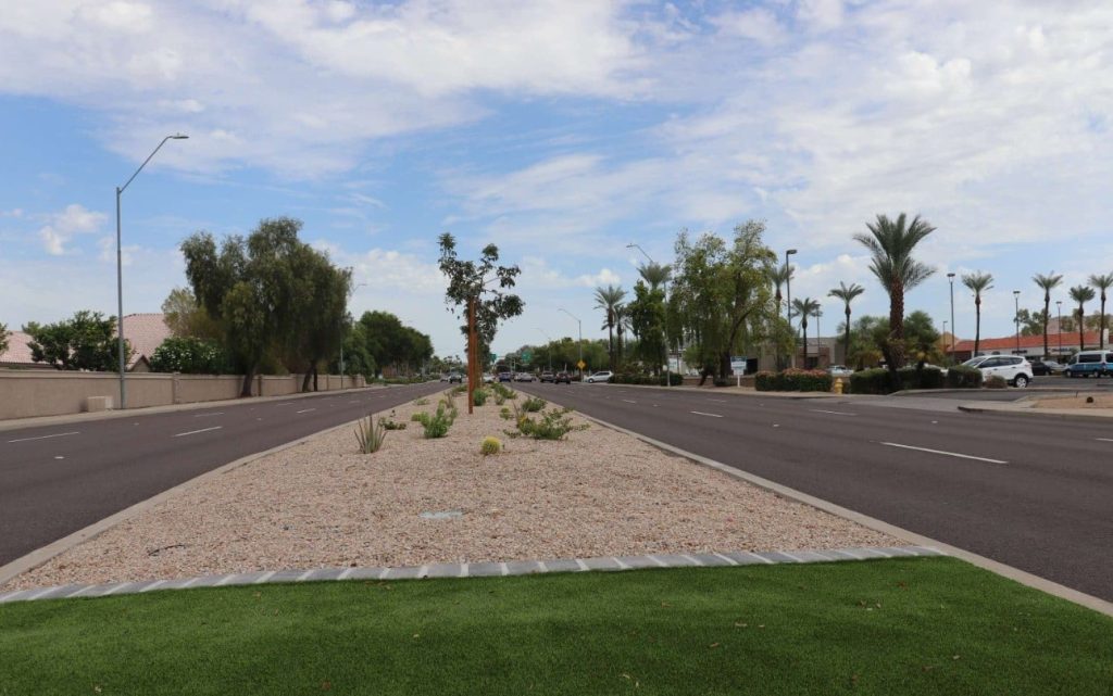 Un estudio califica a Glendale, en Arizona, como la ciudad menos sostenible de EE. UU. Imagen de referencia de la 67th Ave. en la ciudad de Glendale, Arizona, en agosto de este año. Foto: @GlendaleAZ en X.