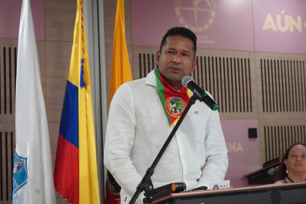 “No es posible pensar en transición energética sin la participación de los pueblos indígenas” Líder indígena Roselino Guarupe Joropa, consejero Mayor de la Organización Nacional Indígena en Colombia. Foto: ONIC Colombia