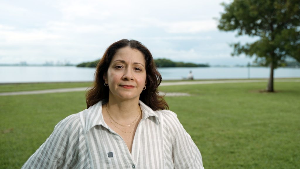 Frances Colón calls for daily commitment to the conservation of the planet. Photo: Huella Zero.