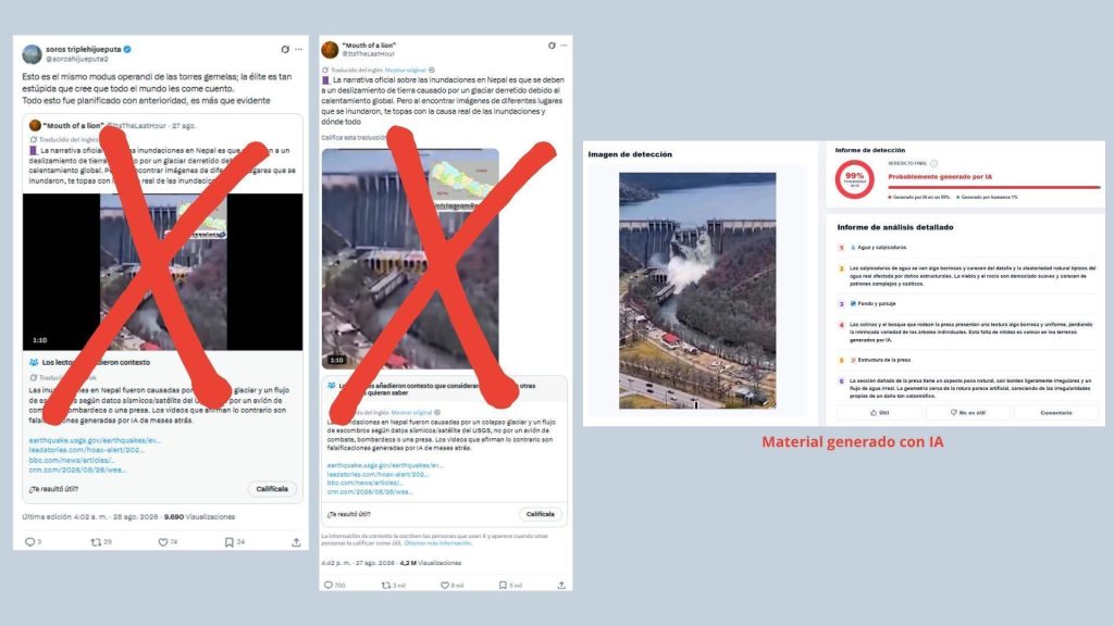 Varios perfiles no solo hablan de geoingeniería, HAARP o chemtrails, sino que colocan esas narrativas dentro de un marco conspirativo más amplio